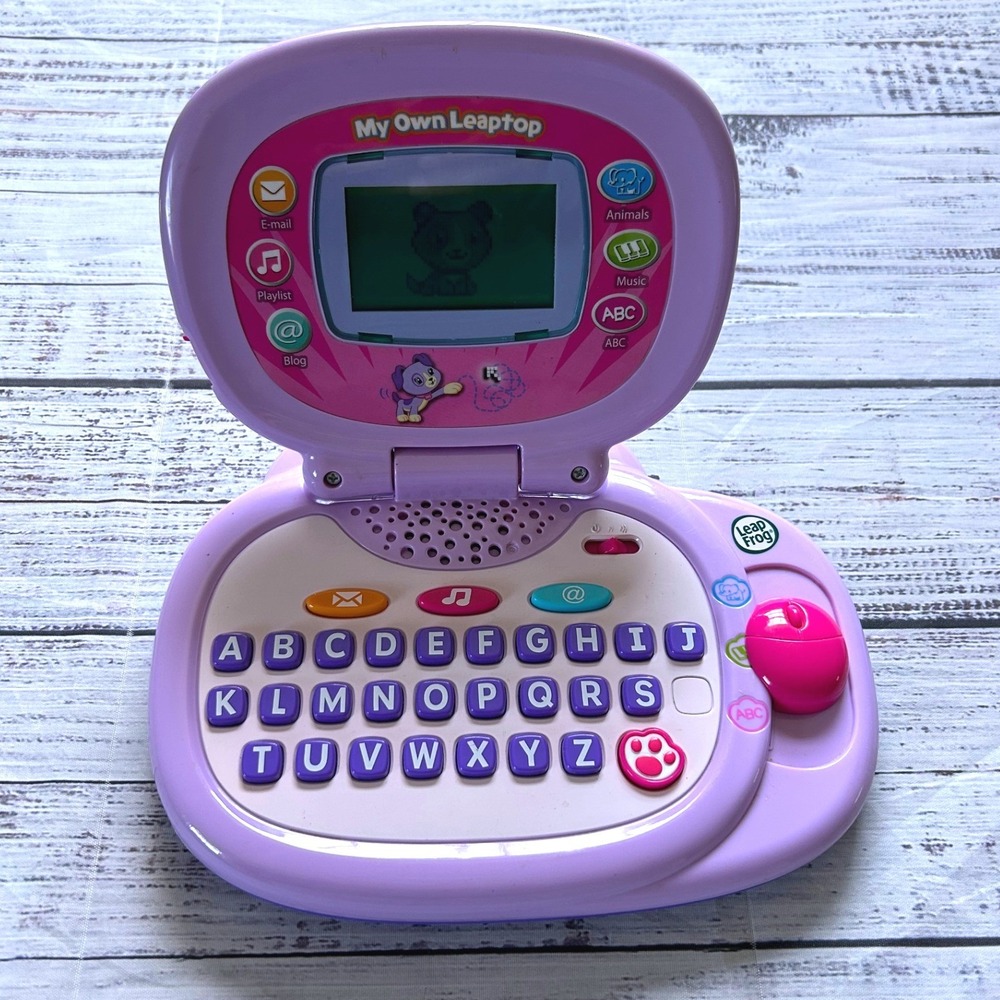 Leapfrog My Own LeapTop Learning Interactive Laptop Purple Educational WORKS!